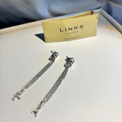 Links of London Silver Tassel Earrings new, 925 sterling silver