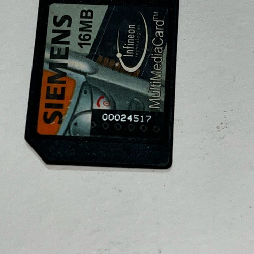 Siemens 16 MB memory card used Multimediacard