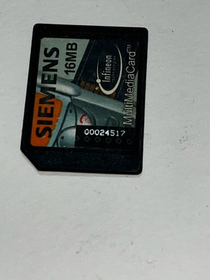 Memory card Siemens 16 mb μεταχειρισμένη Multimediacard