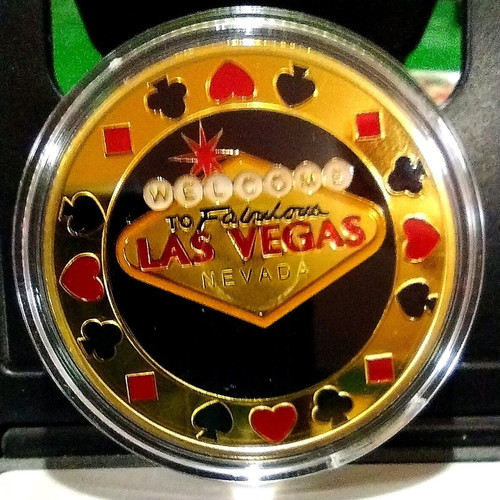 Las Vegas commemorative coins new, set of 2 pieces