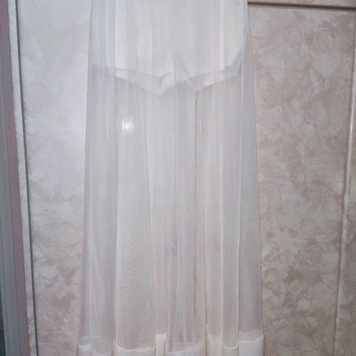White shorts with long mesh tulle like new
