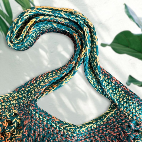 Forest Handmade Mesh Market Bag