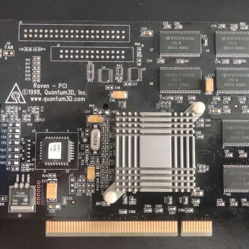 Quantum3D Raven PCI 16MB graphics card, 3dfx Voodoo Banshee