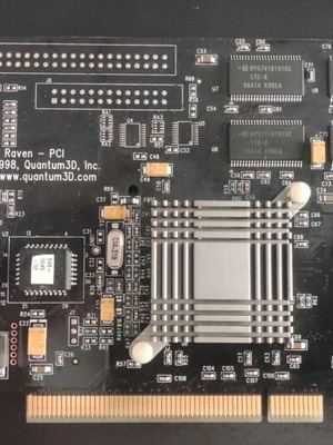 Quantum3D Raven PCI 16MB graphics card, 3dfx Voodoo Banshee