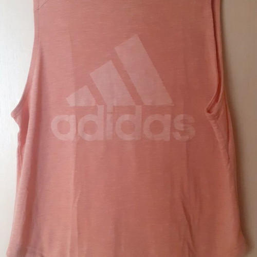 Adidas women's sleeveless sports top almost new, pink, size XS