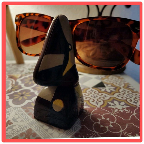 Glasses holder decorative nose used