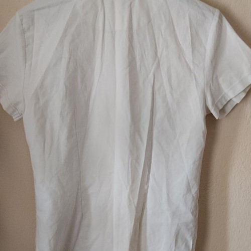 White fitted shirt like new, sizes S and M