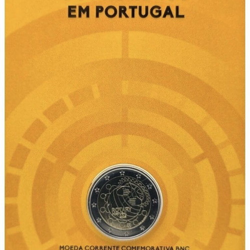 Portugal Rotary 2€ Coincard new, BU quality 2026