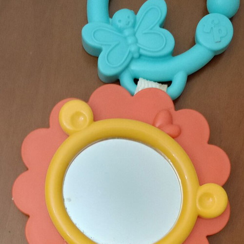 Fisher-Price Mattel Lion Mirror Baby Toy 2013 used