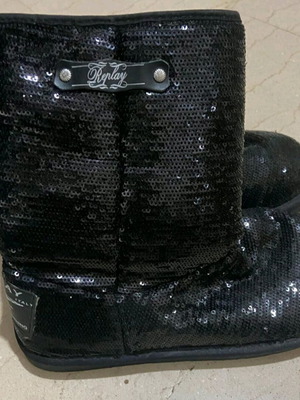 Replay boots like new with sequins and fur