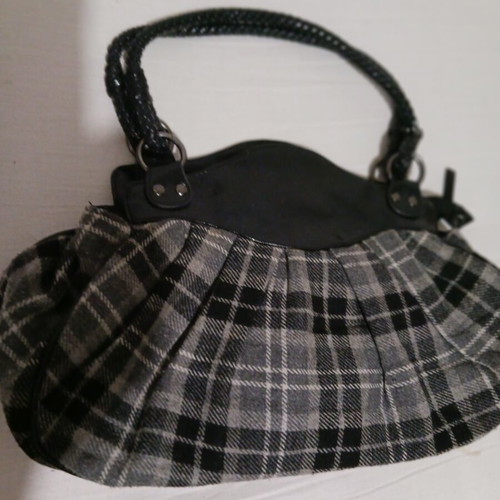 Vintage handbag gray like new for collectors