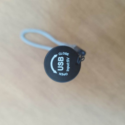 Flashlight with USB port used