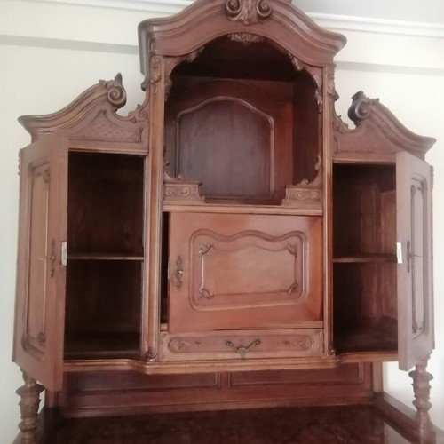 French buffet solid walnut like new