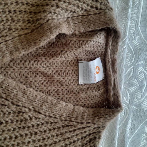 Wool Jacket used, brown, size XL