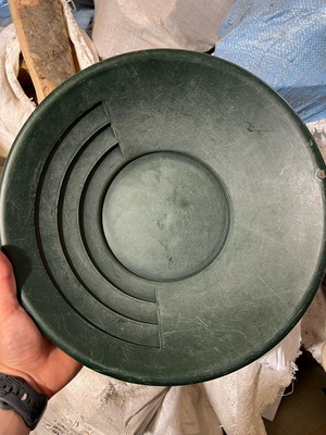 Gold pan used