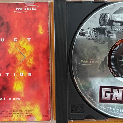 G-NOME CD-ROM used, authentic 1997 mech combat game for PC