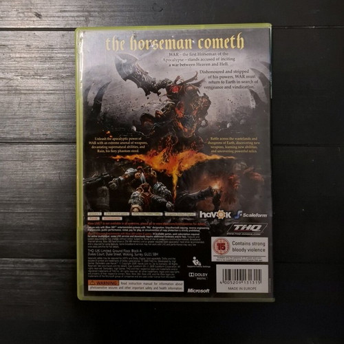 Darksiders Xbox 360 used action game in good condition