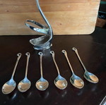Vintage swan serving set like new