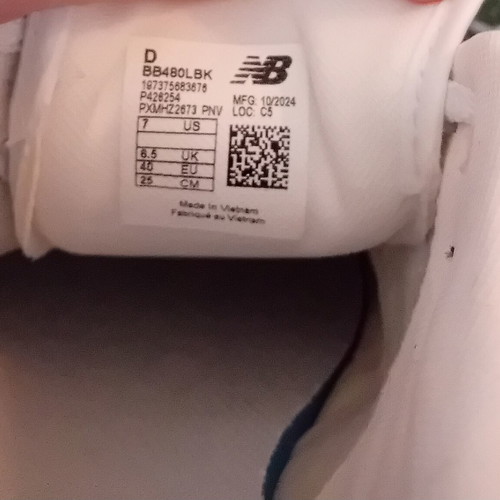 New Balance 480 White Black sneakers brand new size 40