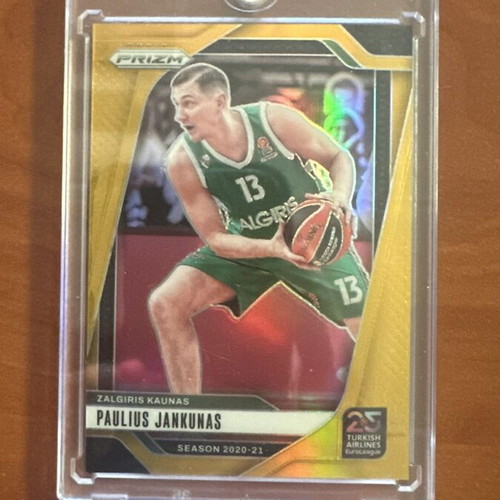 Panini EuroLeague Prizm Paulius Jankunas /10 basketball card