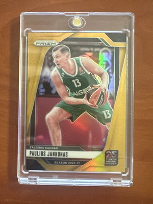 Panini EuroLeague Prizm Paulius Jankunas /10 basketball card