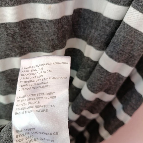 RELAXX by EXIST plus size maxi dress, grey and white stripes