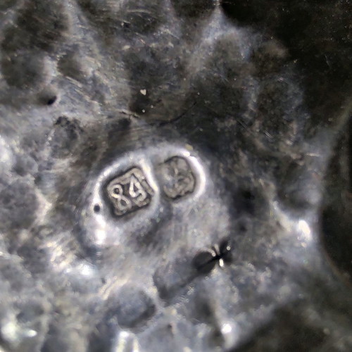 Silver eggs of Tsarist Russia used with enamel and bases