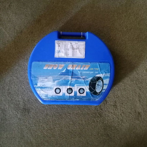 Car snow chains new, unused
