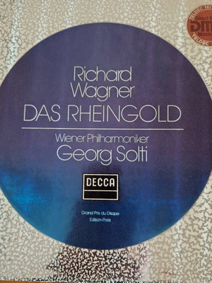 Vinyl set of Richard Wagner works conducted by Georg Solti like new
