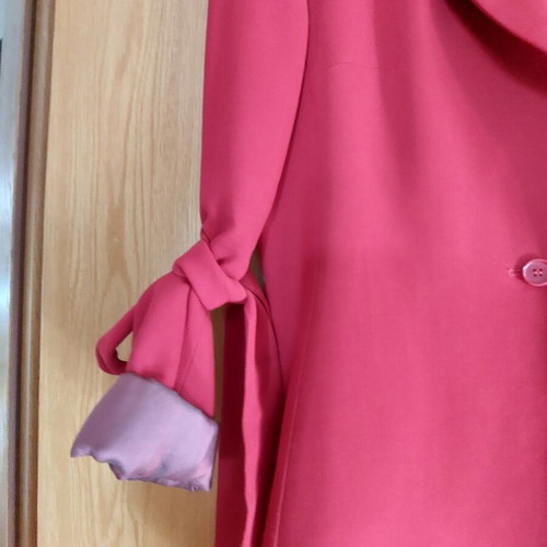 Zara jacket size S coral with belt