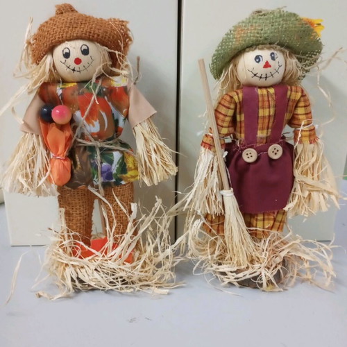 Scarecrow dolls new, set of 2 pieces