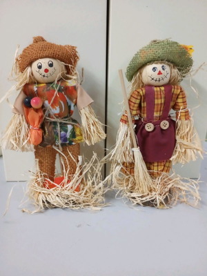 Scarecrow dolls new, set of 2 pieces