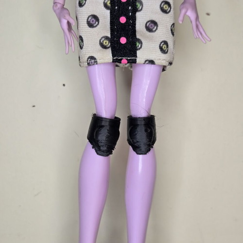 Monster High Roller Maze Operetta Kneepads 3D Printed Custom