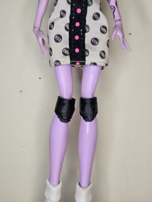 Monster High Roller Maze Operetta Kneepads 3D Printed Custom