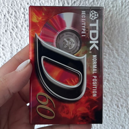 TDK D60 cassette sealed, vintage, excellent condition