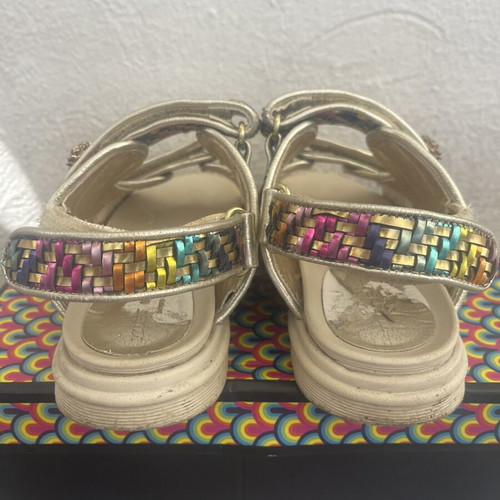 Kurt Geiger children's sandals used, multicolor, size 33