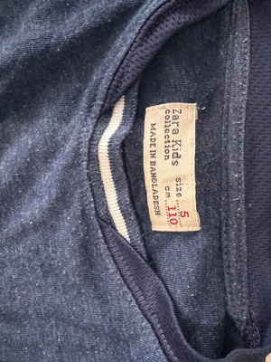 Μπλούζα Zara μεταχειρισμένη, μέγεθος 110 για 5 ετών, μπλε