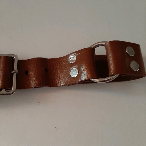 Leather belt Sima Ellinikou Odigismou used, size 80