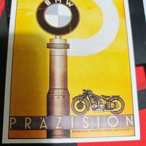 BMW collectible cards new, set of 4 from museum