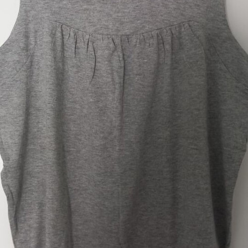 La Redoute Collections Sleeveless Gray Top New Size L