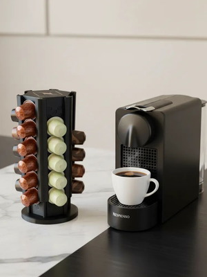 Rotating Nespresso Capsule Holder new, 36 capacity, 360° rotation