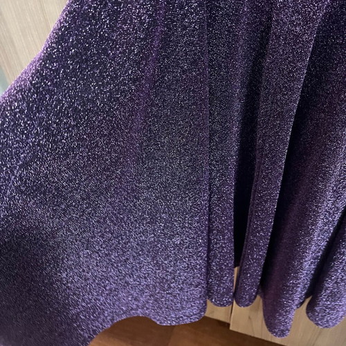 Mini dress purple glitter Shein new, size S