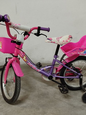 Παιδικό ποδήλατο Style Princess 16'' σαν καινούργιο με βοηθητικές ρόδες
