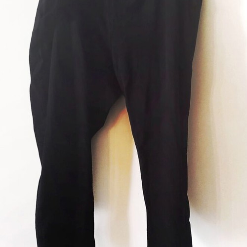 LaRedoute black pants 4XL like new, soft cotton, elastic waist