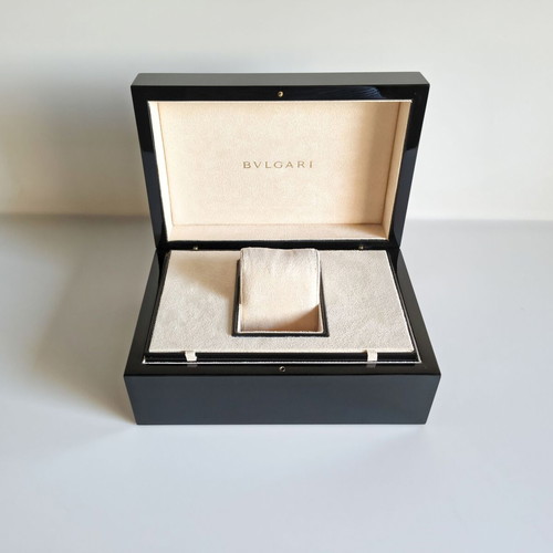 Bvlgari wooden lacquered luxury watch storage box new
