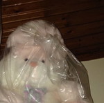 Large plush rabbit new