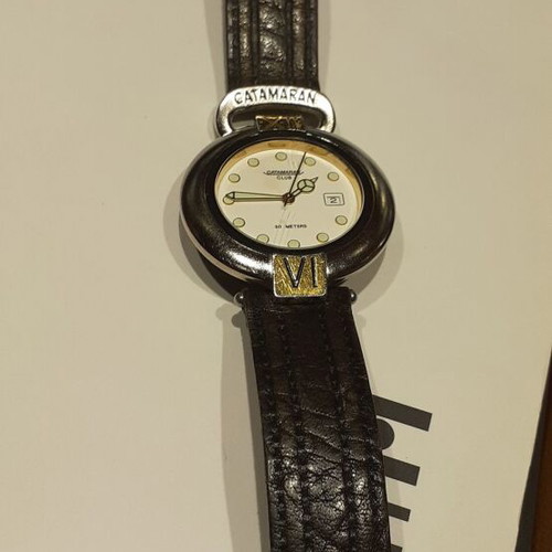 Catamaran wristwatch used Swiss Made