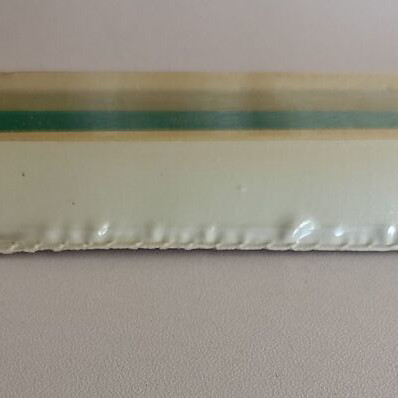 Glass dip pen used, sea blue with case