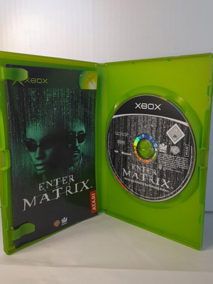 Enter the Matrix Xbox game, complete with manual, Dutch edition