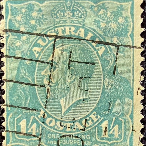 Australia 1932 postage stamp, high value